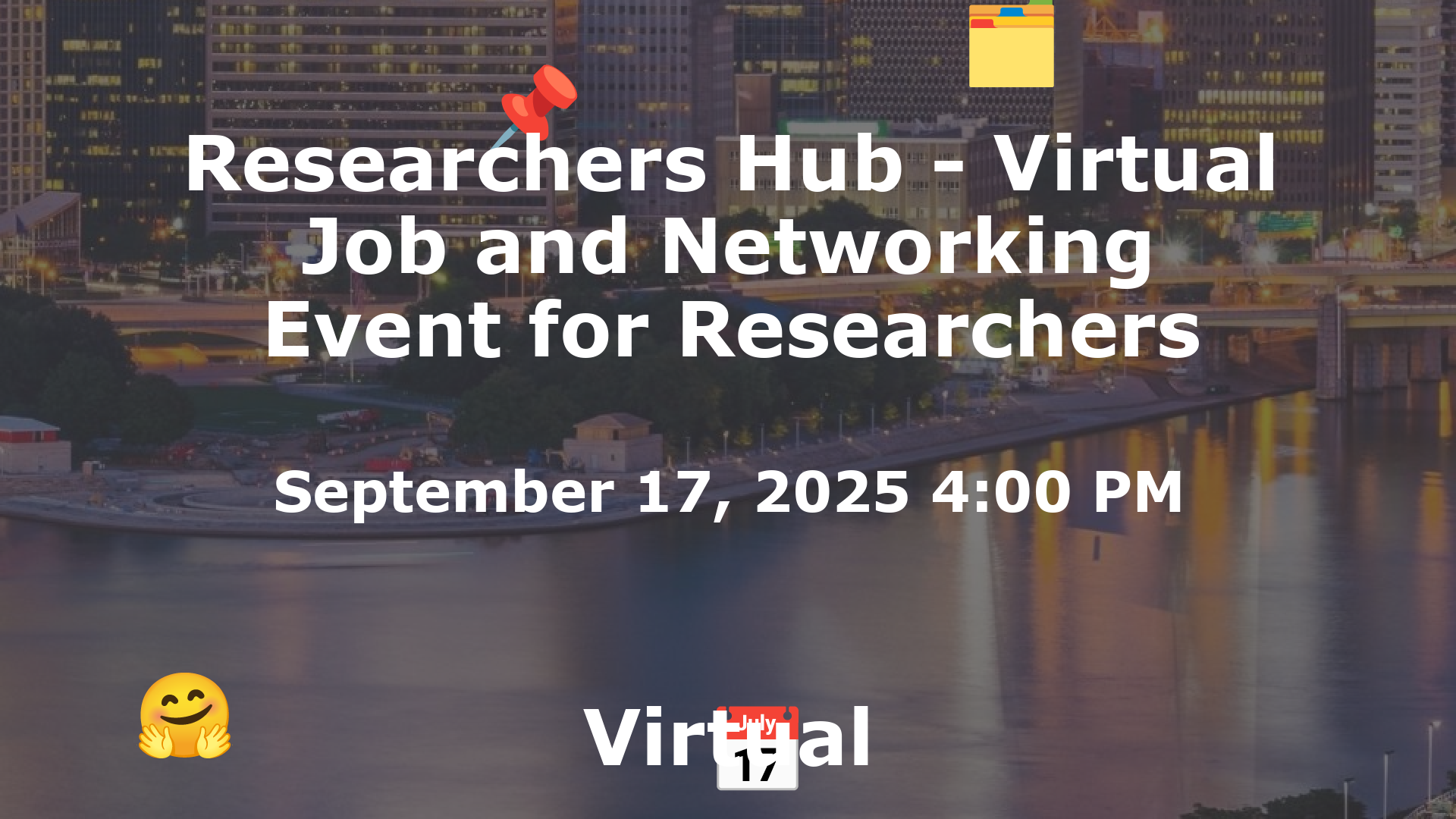 Researchers Hub - Virtual Job and Networking Event for Researchers event image
